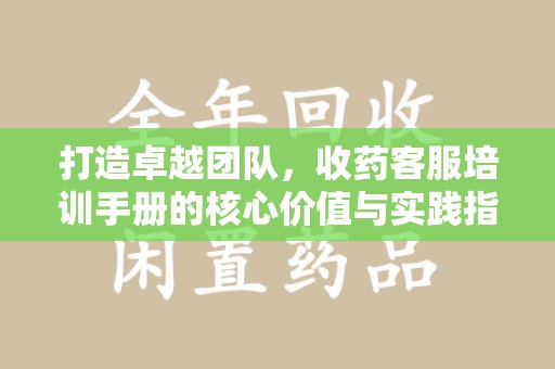 泉州打造卓越团队，收药客服培训手册的核心价值与实践指南